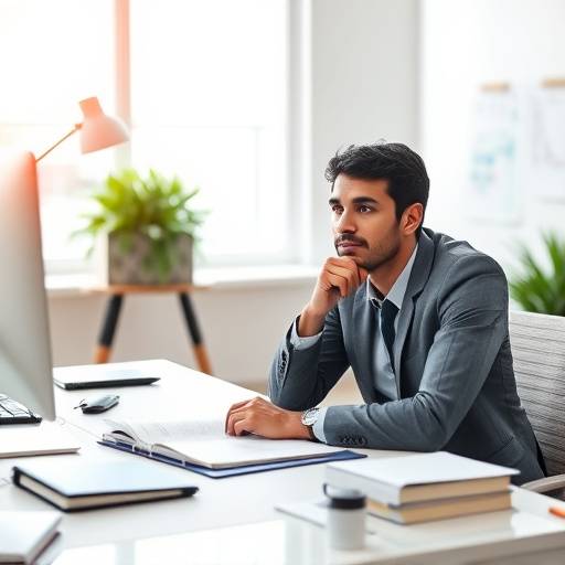 Immagine di una persona che pianifica la sua carriera